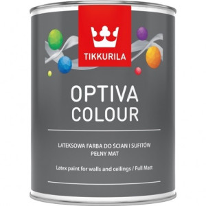Optiva Colour színtelen  0,9l beltéri akril-latex falfesték matt C bázis
