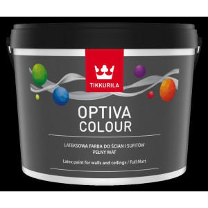 Optiva Colour színtelen  2,7l beltéri akril-latex falfesték matt C bázis