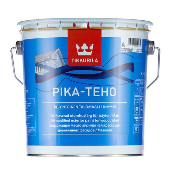 Pika-Teho színtelen 2,7l vizes olajfesték C bázis Tikkurila Deco