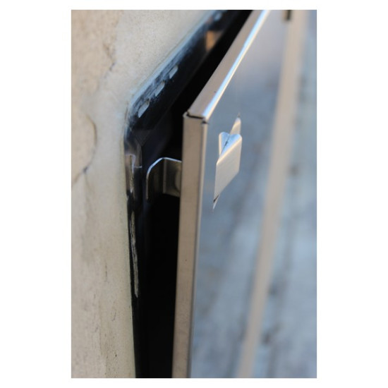 Revíziós ajtó rozsdamentes acél INOX 400x600mm HACO NRD 400x600  Előrendelhető!!
