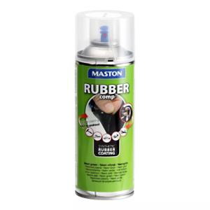 RUBBERcomp selyem gumibevonat festék spray 400ml NEON zöld MASTON Ral 6038