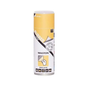RUBBERcomp selyem gumibevonat festék spray 400ml sárga MASTON