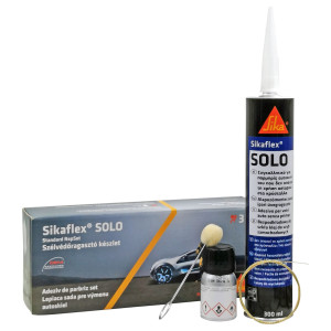 Sikaflex SOLO Fekete szélvédőragasztó szett  300 ml