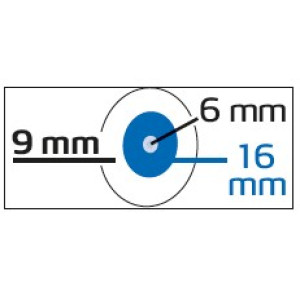 Storch Festőhenger MicroSTAR9 10cm/16mm Mikroszál narancs csík