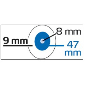 Storch Festőhenger MicroSTAR9 18cm/47mm Mikroszál narancs csík