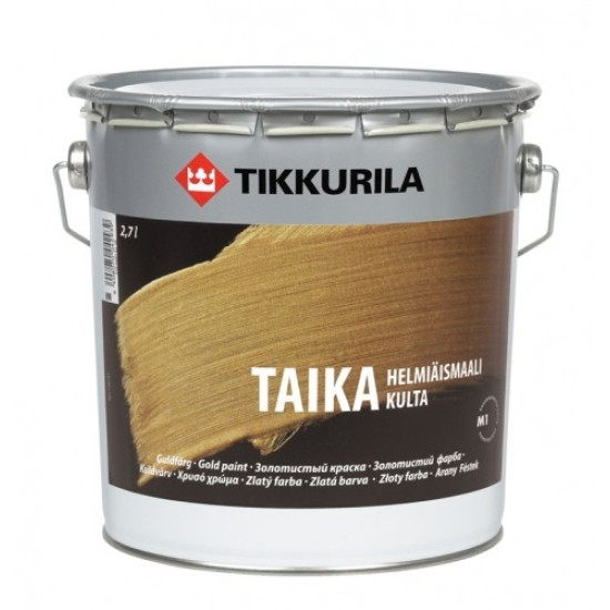 Taika falfesték arany 2,7l vízhígítású gyögyházfényű KM Tikkurila Deco