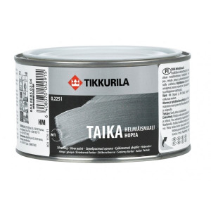 Taika falfesték ezüst 0,225l vízhígítású gyögyházfényű HM Tikkurila Deco