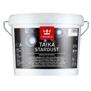 Taika Stardust ezüst 3l csillám hatású falfény Tikkurila Deco