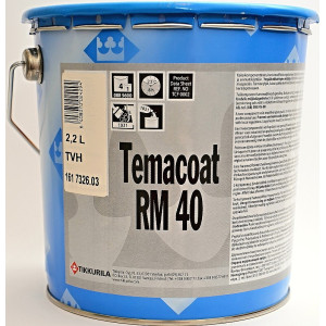 Temacoat RM40 fehér  2,2 2K epoxi alapozó és fedő TVH (4:1) A komp.