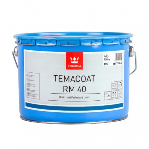 Temacoat RM40 fehér  7,2 2K epoxi alapozó és fedő TVH (4:1) A komp.