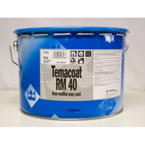 Temacoat RM40 színtelen  7,2l 2K epoxi alapozó és fedő TCH (4:1) A komp.