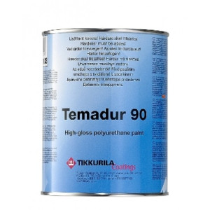 Temadur90 ezüst fényes TML nagyszemcsés 0,75l 2K PU átvonóbevonat A komp.