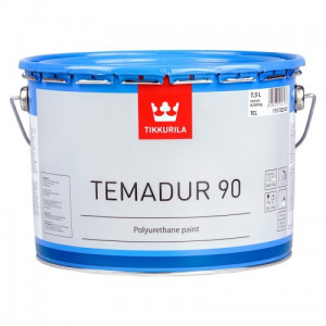 Temadur90 ezüst fényes THL kisszemcsés 7,5l 2K PU átvonóbevonat A komp.