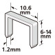 Tűzőkapocs (10x1,2x10,6mm) 1000db (57-AS Típus; TYP140)