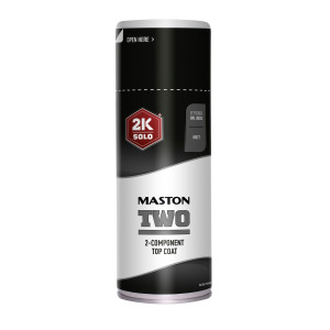 TWO 2K Matt festék spray 400ml RAL9005 fekete MASTON