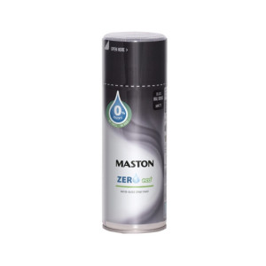 ZERO Vízbázisú festék spray 400ml Matt RAL 9005 fekete MASTON